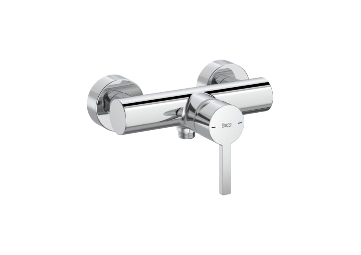 Wall-mounted shower mixer