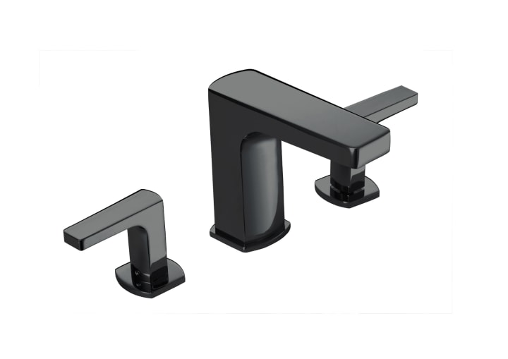 Basin mixer with pop-up waste, Brushed titanium black