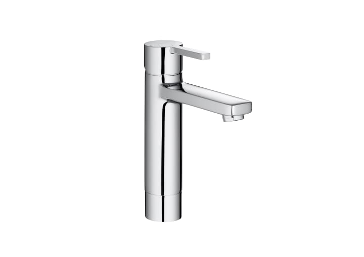 Smooth body basin mixer mezzo plus with click clack waste, Cold Start