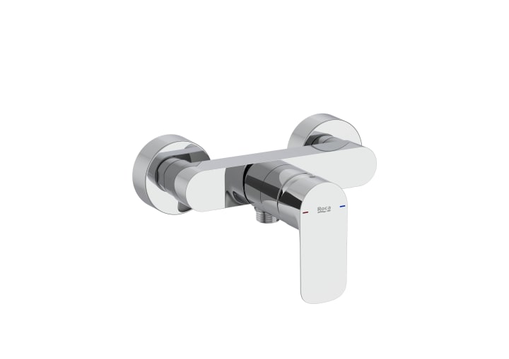 Wall-mounted shower mixer