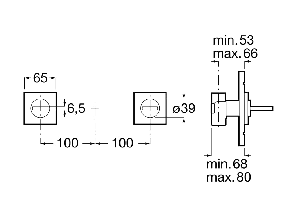 Esquema de cotas