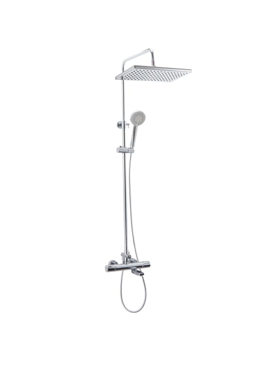 SQUARE - Thermostatic bath shower column