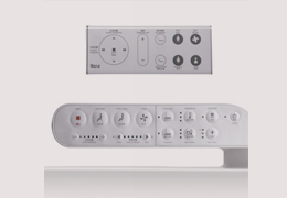 Freedom of choice remote or side control for your smart seat.